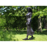 Décors Animaux en Bronze Statue bronze femme debout -B1311