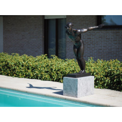 Décors Animaux en Bronze Statue bronze plongeur 'david -B1367