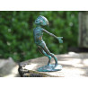 Statuette pixie bras en arrière bronze -BS1406V