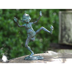 Décoration Statuette bronze personnage Statuette pixie dansant bronze -BS1407V