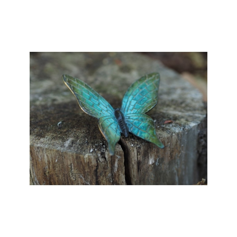 Décors Animaux en Bronze Papillon vert bronze -HW1825BRW-HP
