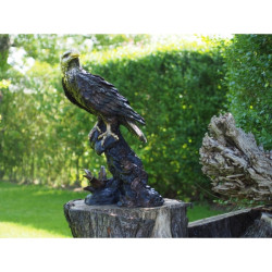 Décors Animaux en Bronze Statue bronze aigle -B55956