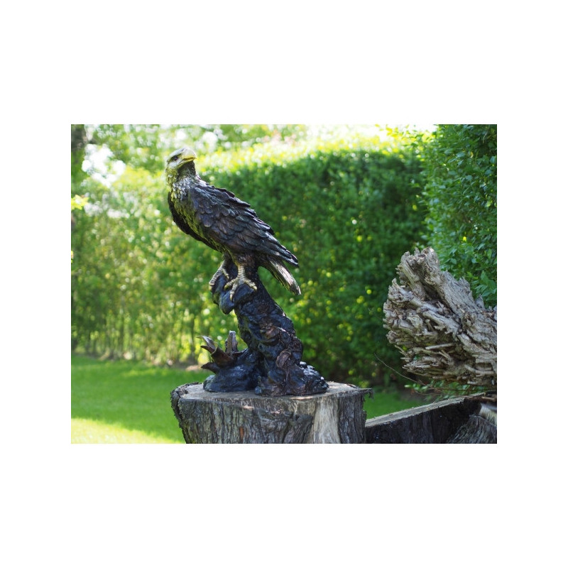 Statue bronze aigle -B55956