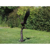 Décors Animaux en Bronze Statue bronze aigle sur un arbre -B1338