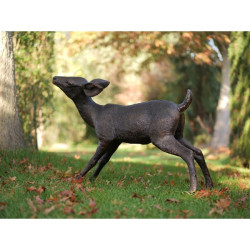 Décors Animaux en Bronze Statue bronze bébé cerf -B47238