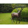 Décors Animaux en Bronze Statue bronze biche -B837-1