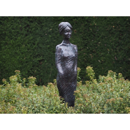 Statue bronze femme moderne -B47302