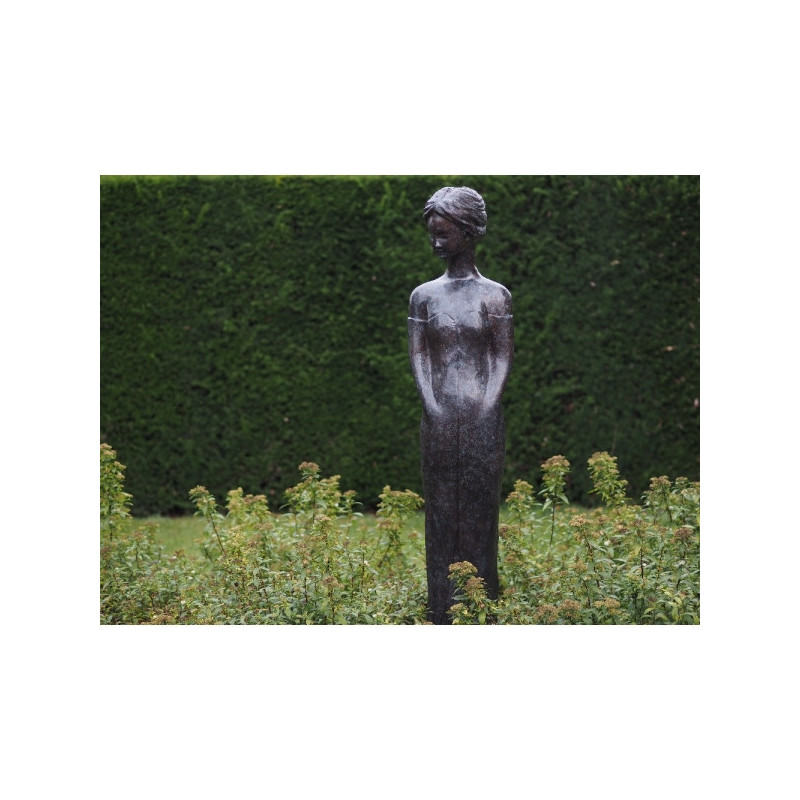 Statue bronze femme moderne -B47306