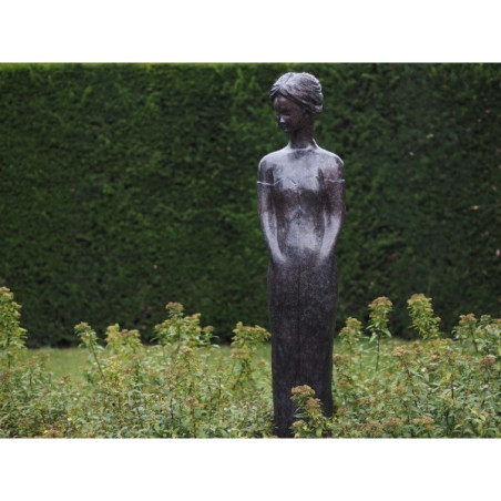 Décors Animaux en Bronze Statue bronze femme moderne -B47306