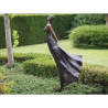 Décors Animaux en Bronze Statue bronze femme penchée en arrière -B47336