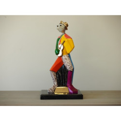 Décors Animaux en Bronze Statue bronze figure moderne colorée -B47274