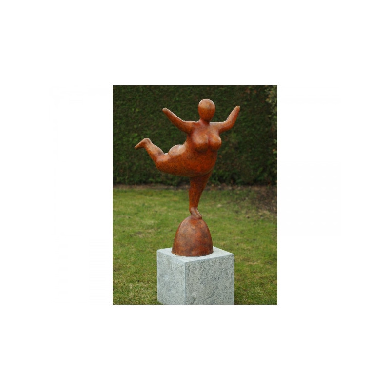 Décors Animaux en Bronze Statue bronze grande dame -B58778