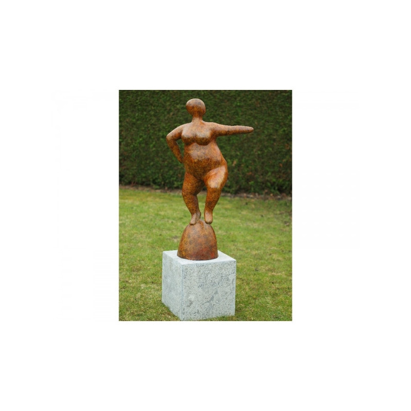 Statue bronze grande dame -B58780