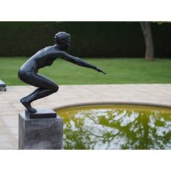 Décors Animaux en Bronze Statue bronze femme plongeant 90cm