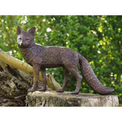 Décors Animaux en Bronze Statue bronze renard -B1330 (2)