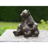 Décors Animaux en Bronze Statuette bronze 2 ours 13cm