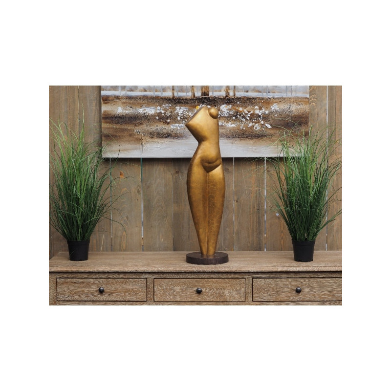 Statuette buste de femme moderne bronze -AN2193BR-HP