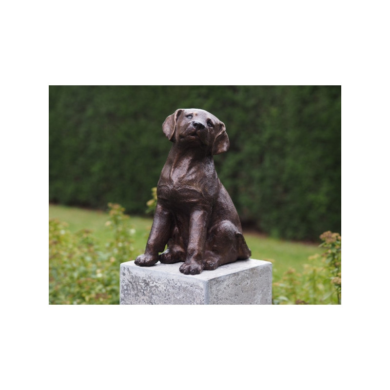 Animaux-Bois-Animaux-Bronzes propose Statuette chiot bronze -AN4731BR-B