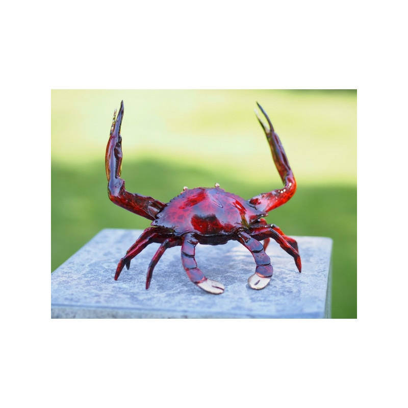 Statuette crabe bronze -AN5115BR-C