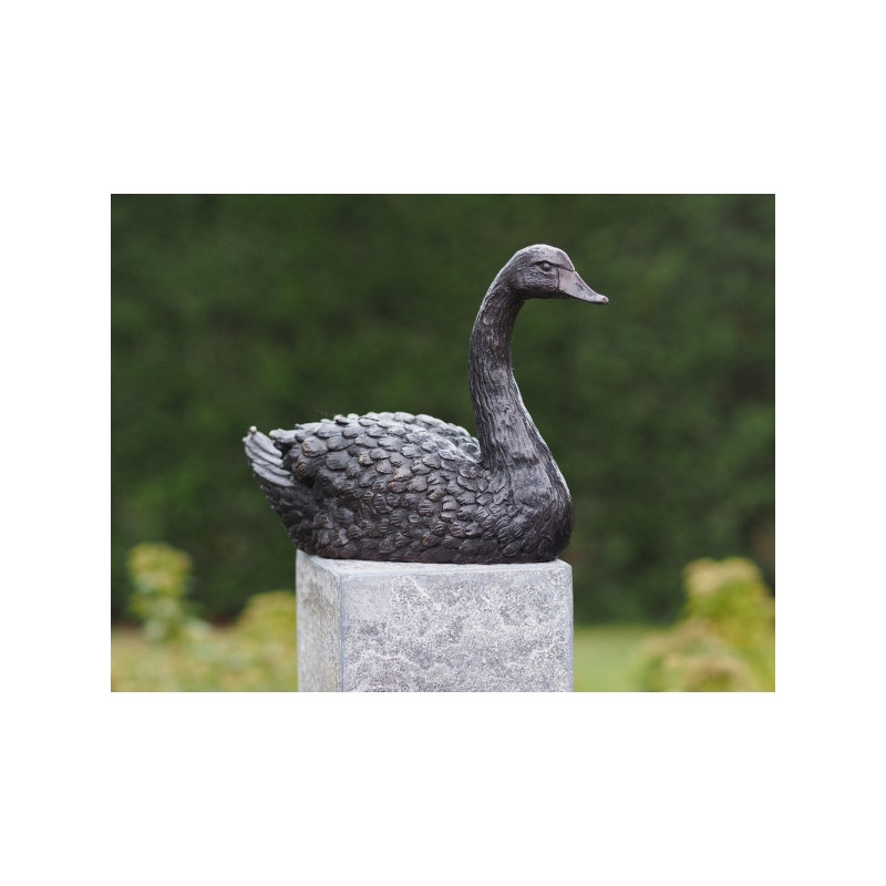 Statuette cygne bronze -AN1343BR-B