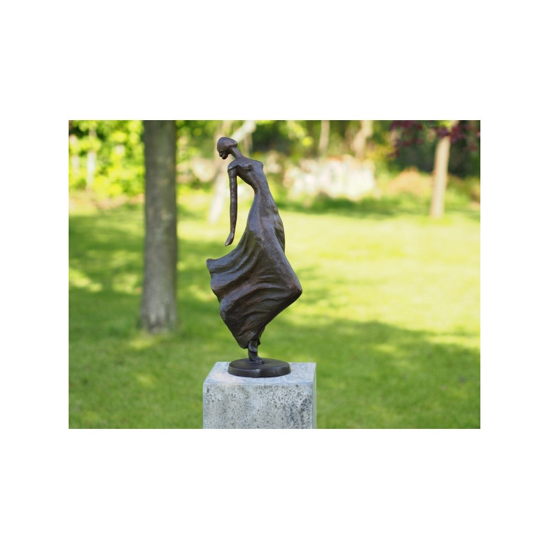 Décors Animaux en Bronze Statuette dame penchée en arrière bronze -AN2084BR-B