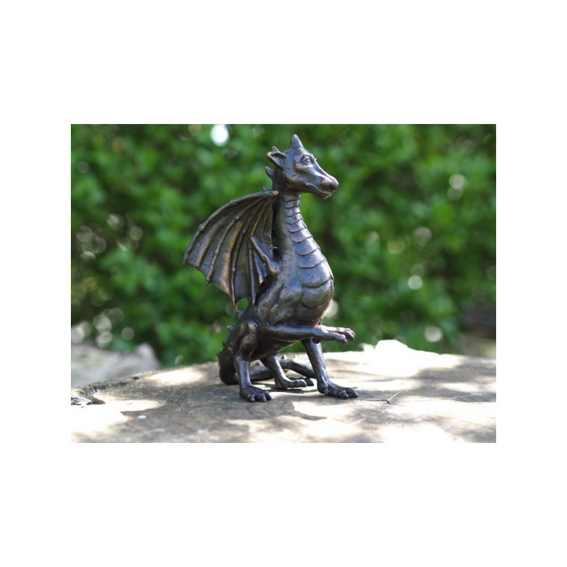 Décors Animaux en Bronze Statuette dragon bronze -BS1403B