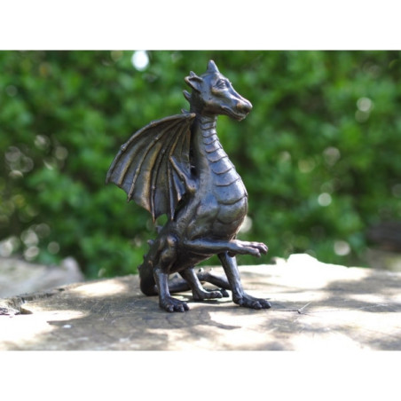 Décors Animaux en Bronze Statuette dragon bronze -BS1403B