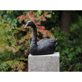 Statuette grand cygne bronze -AN1344BR-B