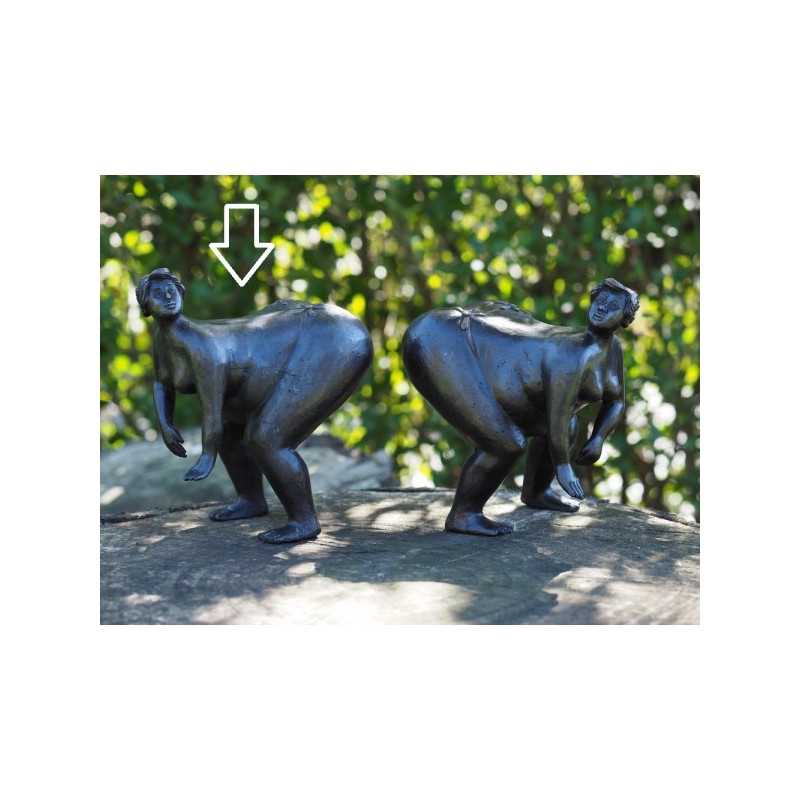Décors Animaux en Bronze Statuette grande dame à gauche bronze -AN1370BR-B-L