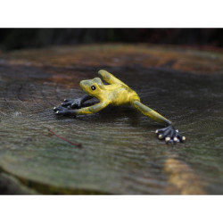 Décors Animaux en Bronze Statuette grenouille verte bronze -AN0576BR-HP