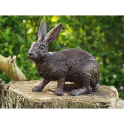 Décors Animaux en Bronze Statuette lapin bronze -AN9824BR-B
