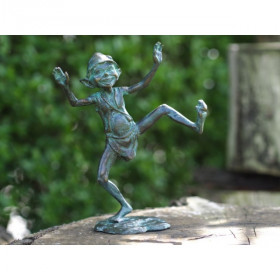 Statuette pixie dansant bronze -BS1407V