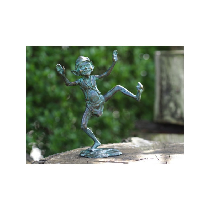 Décoration Statuette bronze personnage Statuette pixie dansant bronze -BS1407V