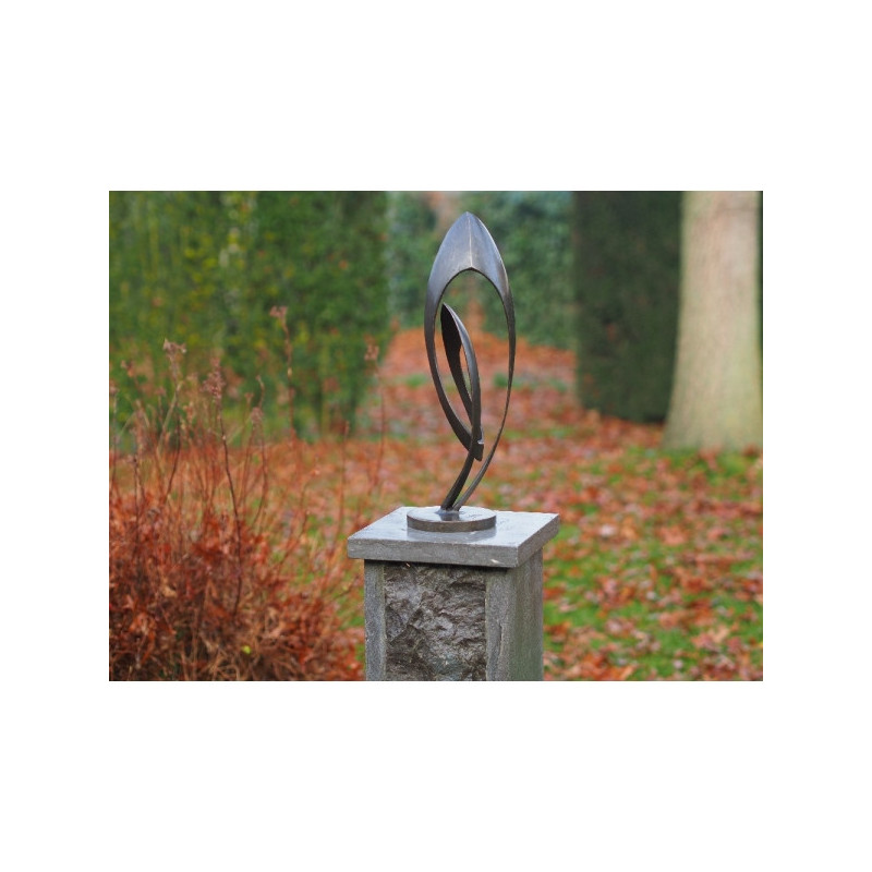 Statuette sculpture moderne 'endless' petite bronze -AN2682BR-BI