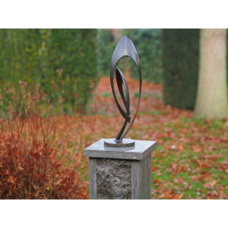 Statuette sculpture moderne 'endless' petite bronze -AN2682BR-BI