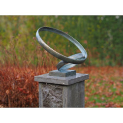 Décors Animaux en Bronze Statuette sculpture moderne 'together bronze -AN2701BR-VI