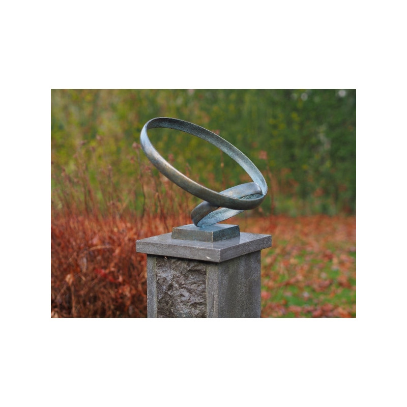 Décors Animaux en Bronze Statuette sculpture moderne 'together bronze -AN2701BR-VI