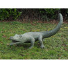 Statue bronze alligator 60cm