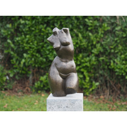 Décors Animaux en Bronze Statuette bronze grand torse de femme cm