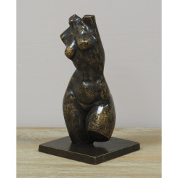 Décors Animaux en Bronze Statuette bronze petit torse de femme cm