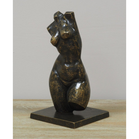 Décors Animaux en Bronze Statuette bronze petit torse de femme cm