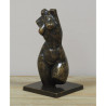 Décors Animaux en Bronze Statuette bronze petit torse de femme cm