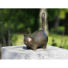Décors Animaux en Bronze Statuette bronze petit chat 18cm