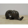 Décors Animaux en Bronze Statuette bronze petit éléphant 9cm
