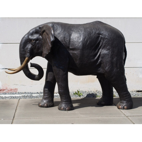 Décors Animaux en Bronze Statue bronze Éléphant 180cm