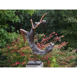 Décors Animaux en Bronze Statue bronze femme qui danse 130cm
