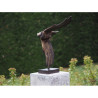 Statuette hibou bronze -AN1321BR-B