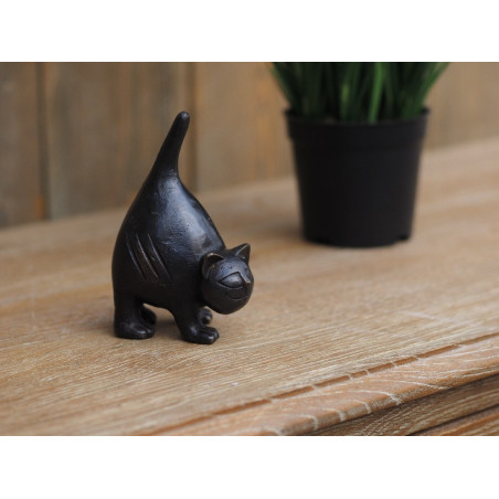 Décors Animaux en Bronze Statuette chat bronze -AN1326BR-B