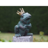 Statuette grenouille royale bronze -AN1322BR-V-F