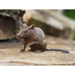 Décors Animaux en Bronze Statuette souris bronze -AN1328BR-B (2)